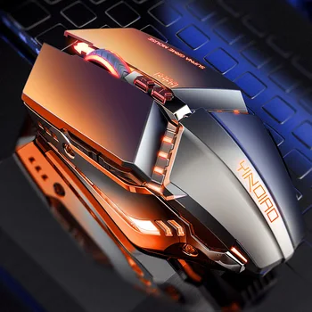 

Silent Gaming Mouse Wired USB 3200DPI Adjustable Mouse Gamer Optical RGB Mause Game Mice Desktop Pro Gamer for PC Computer