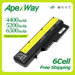 Apexway 11,1 v ноутбук Батарея для lenovo IdeaPad G460 G470 G560 G570 B470 B570 V470 V300 V370 Z370 Z460 Z470 Z560 Z570