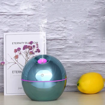 

New 130Ml Usb Ultrasonic Air Humidifier Diffusers Aromatherapy Essential Oil Diffuser Humidifier Plating for Office Car