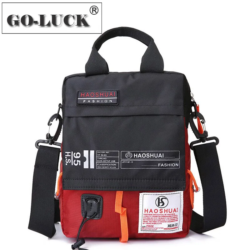 Top-handle Handbag Men's Crossbody Shoulder Bag Men Messenger Bags Travel Tool Kits Pack For Ipad Phone Wallet Light Nylon