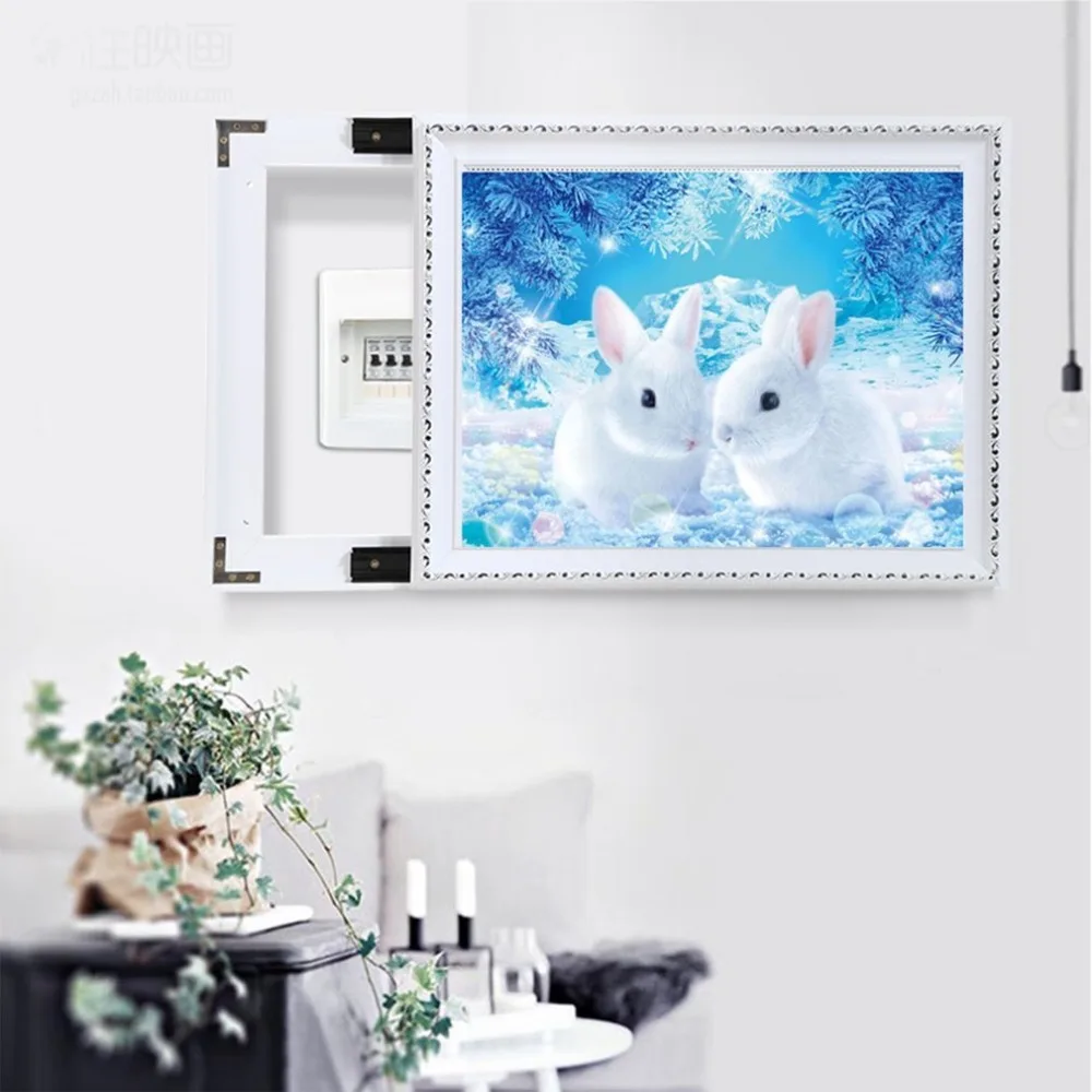 5D DIY Алмазная картина по номеру мозаика небо кролик медведь цветы алмазная вышивка крестиком домашний Декор подарок