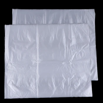 Billig 100Pcs/pack Einweg Wasserdichte Haar Waschen Pad Reinigung Haar Schal Haar Salon Klar Shampoo Taschen Capes