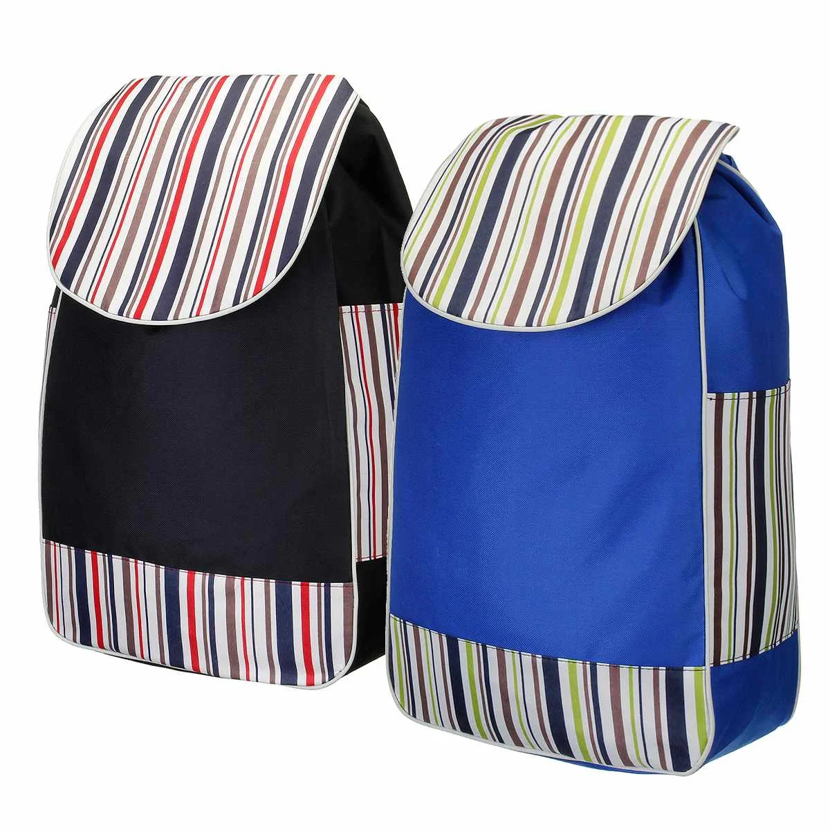 Details about   Foldable Shopping Trolley Bag Tote Cart Carts Trolley Bag Basket Luggage Rain Pr