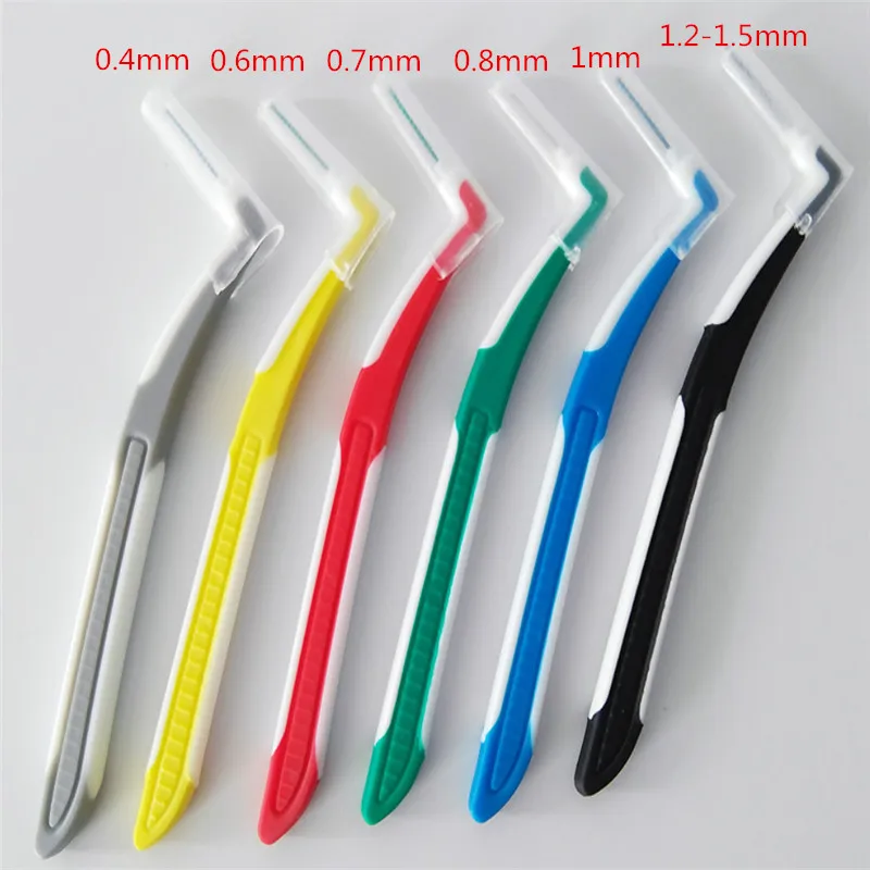 30 шт./кор. межзубная щетка зубная нить мягкая пластиковая чистка гигиена полости