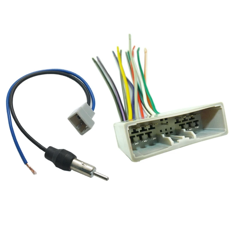 Серый двойной Din Автомобильный Радио приборная установка жгут проводов Подходит для 2006-2011 Honda Civic