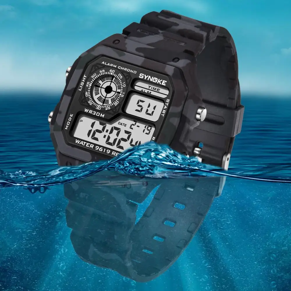 PANARS S SHOCK, мужские спортивные часы, люксовый бренд, камуфляж, военные часы, цифровой светодиодный, водонепроницаемые наручные часы, Relogio Masculino