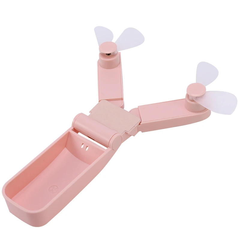 Мини Портативный двойной складной вентилятор Usb карманный Вентилятор 2 режима