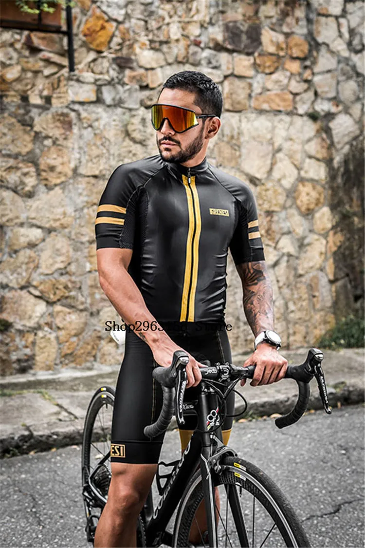 Pro командный триатлонный костюм мужские велосипедные Джерси наборы Skinsuit комбинезон Велосипедное трико Ropa ciclismo комплект гелевая накладка
