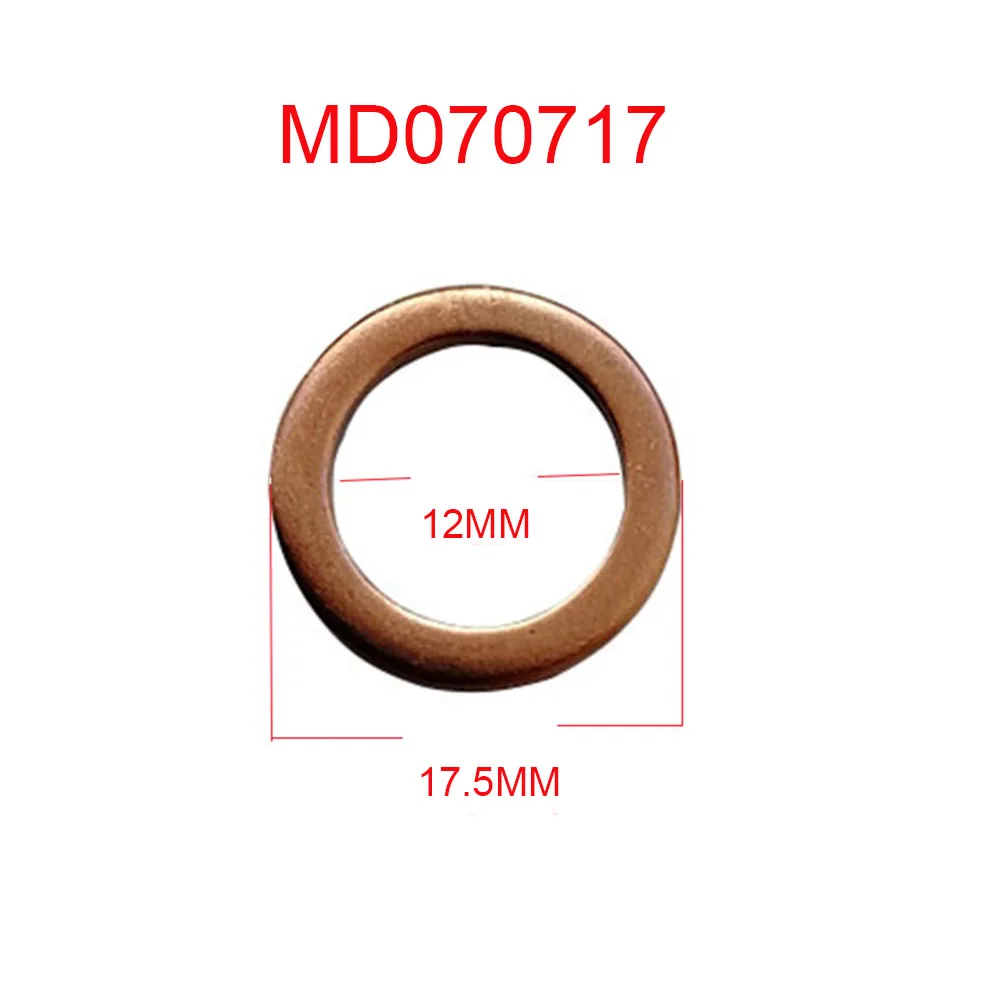 Diesel injector gasket 20PCS/50PCS/100PCS Diesel Car Fuel Injector Gasket Mitsubishi Delica Pajero L200 L400 MD070717 4D56 4M40 4D65 4D68 4D55