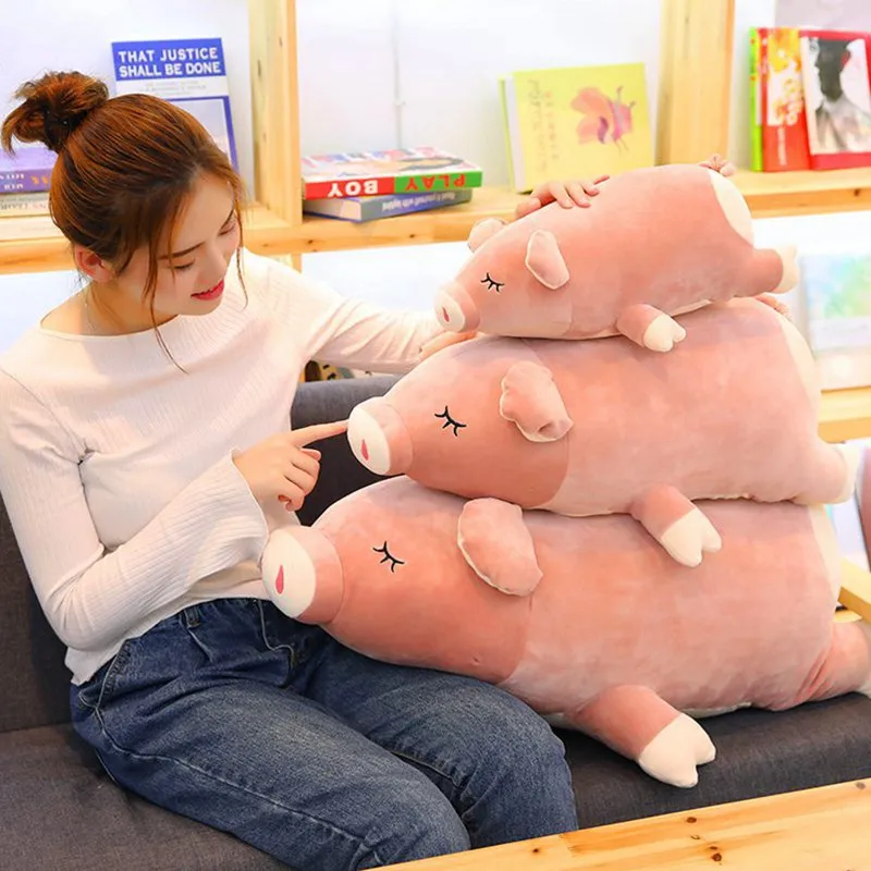 

New Year Gift Spring Festival Gift Pigskin Years Mascot down Cotton Peach Pigskin Plush Toys-Processing Customizable