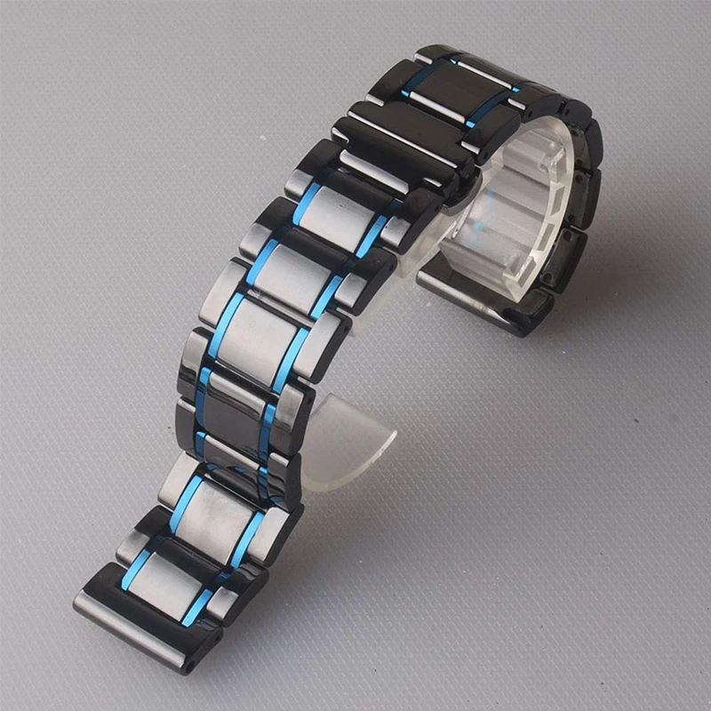 Metal Ceramic Strap for Samsung Galaxy Watch 3 45mm 41mm Band & Active 2  44mm 40mm Bracelet & Gear S3 S2 Watchband Wristband|Smart Accessories| -  AliExpress