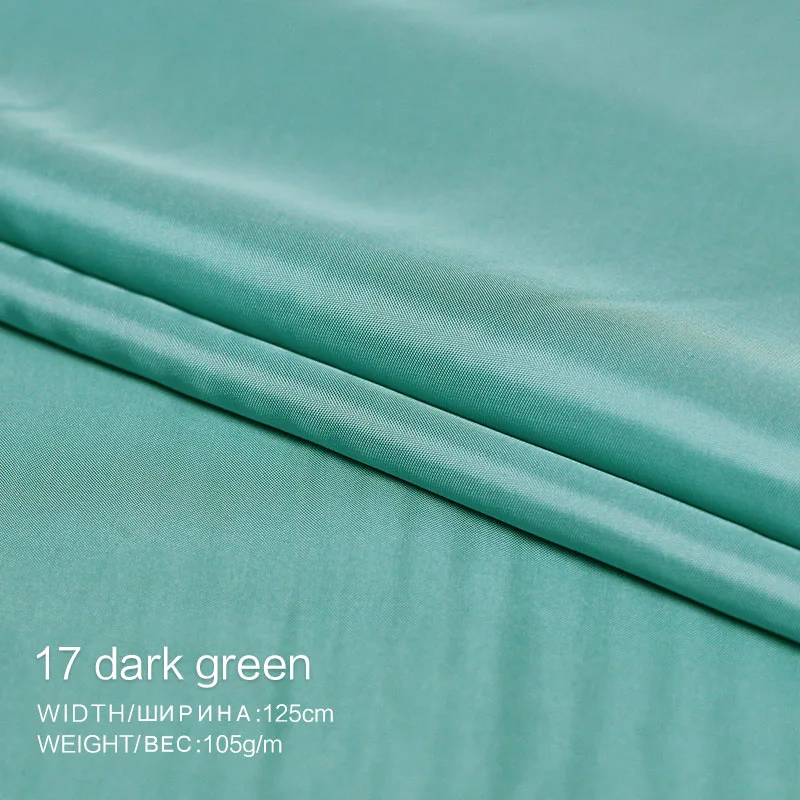 17dark green Bemberg cuprammonium хлопок гладкие зимние кашемировые пальто подкладка высокое качество ткани одежды - Цвет: 17dark green