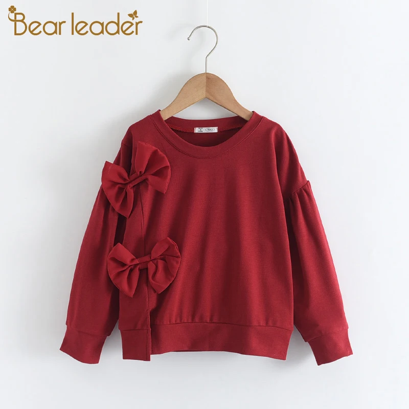 

Bear Leader Bow Baby Girls Sweatshirts Spring Autumn Children Hoodies Kids Long Sleeve T Shirts Clothes for Girl Hoodie Sweater