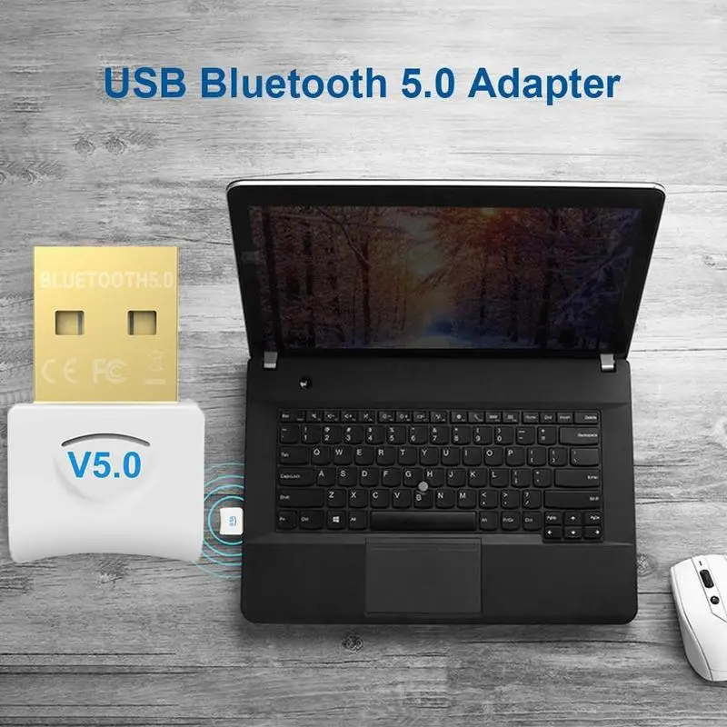 1 шт. Круглый 5,0 с CD Bluetooth приемник адаптер 5,0 беспроводной Usb адаптер двойной режим чип беспроводной передачи аудио