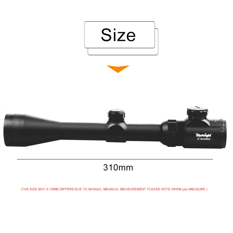 B BESTSIGHT 3-9x40eg оптические Прицелы Охотничьи красные зеленые с подсветкой сетка снайперская винтовка прицел Luneta Para Rifle Caza