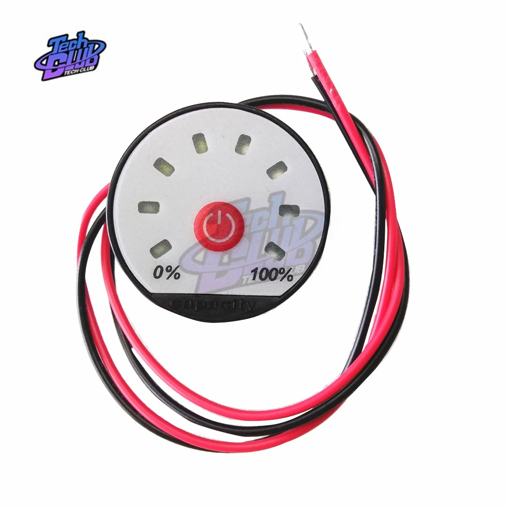 Свинцово-кислотная литиевая батарея Capacity12V 24 В светодиодный индикатор уровня мощности Дисплей метр тестер для автомобиля мотоцикла бытовой