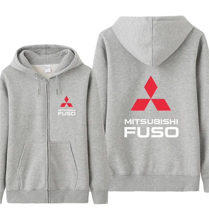 Осень Mitsubishi Fuso толстовки мужские модные пальто флисовый пуловер унисекс человек грузовик Mitsubishi Fuso Толстовка