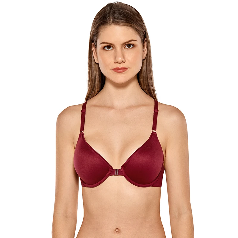Cerise05 Женский бюстгальтер на косточках с легкой подкладкой - Цвет: Cerise05