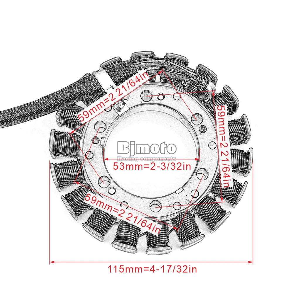 Мотоцикл обмотка статора генератора для Suzuki 3210102F00 TL1000R TL 1000R 1998 1999 2000 2001 2002 2003 TL1000S TL 1000S 1997-2001