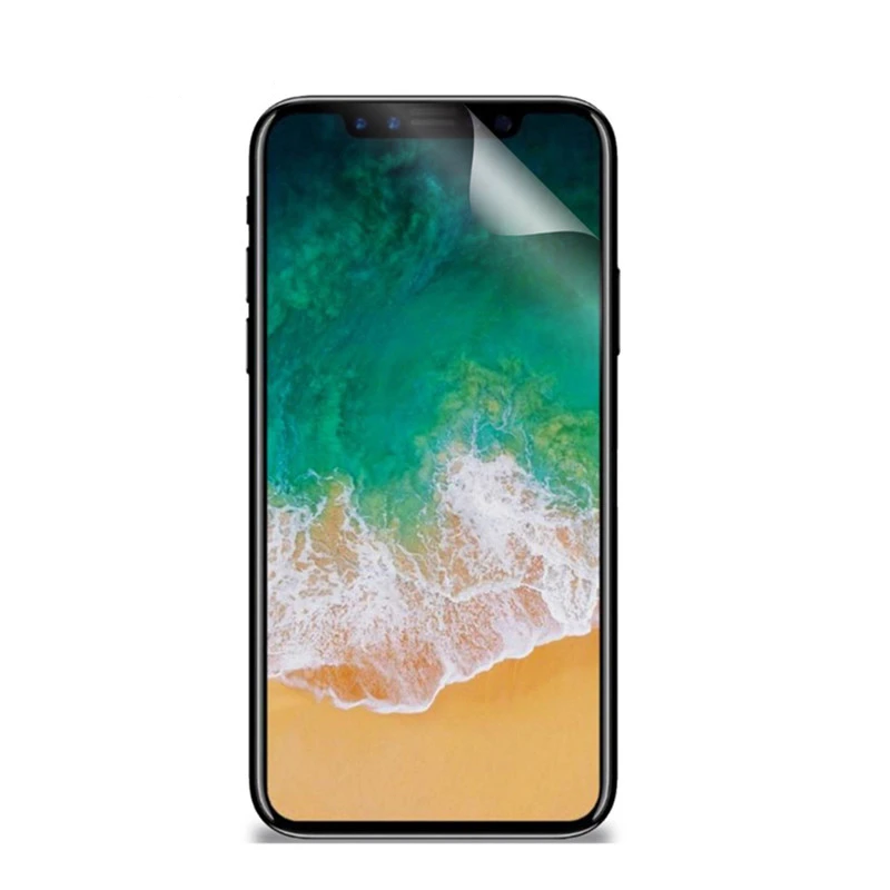 Прозрачная глянцевая пластиковая мягкая защитная пленка 4 шт. для iPhone 11 12 Mini 5 5S SE 6