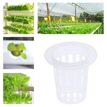 

50pcs Vegetable Net Pots Practical Planting Basket Net Pots for Orchids Aquaponics