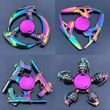 7 упаковок, металлический Спиннер-Спиннер с подшипником, высокоскоростной спиннинг, игрушка для снятия стресса P31B