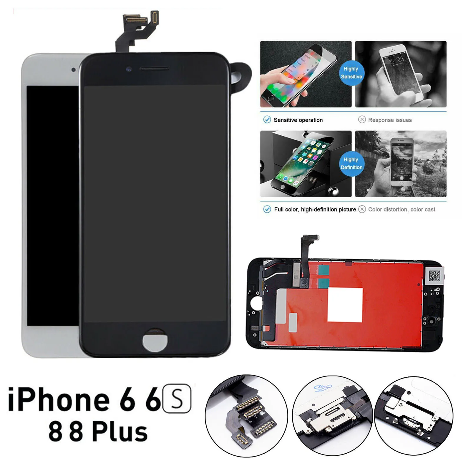 Экран для iPhone 6S черный