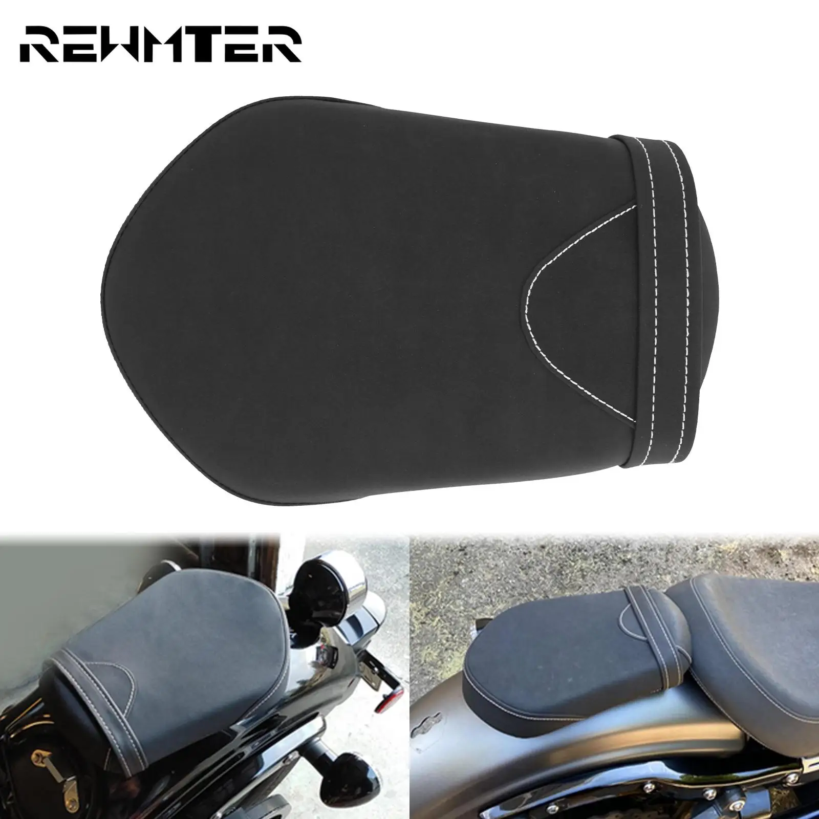 

Motorcycle Rear Passenger Cushion Pillion Pad Seat Black For Yamaha Bolt XV950 XVS950 R-Spec 2014-2017 2016 2015 Models