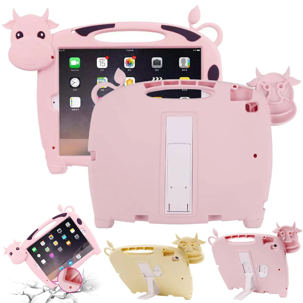 Чехол для iPad 10 2 7 7th Gen чехол планшета с держателем карандашей Силиконовый