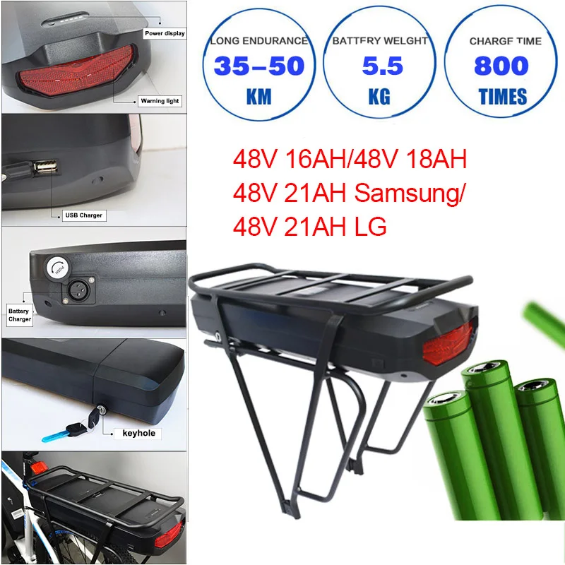 Фара для электровелосипеда в Conversion Kit 20''26''700C задний мотор для центрального движения колеса с сзади стойка литиево Батарея 48V 500W Байк, способный преодолевать Броды Набор для электровелосипеда комплект междугородние