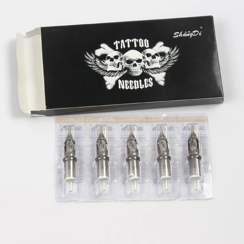 20pcs/box 0.35mm magnum flat professional supplies disposable cartridge tattoo needle for tattoo Gun