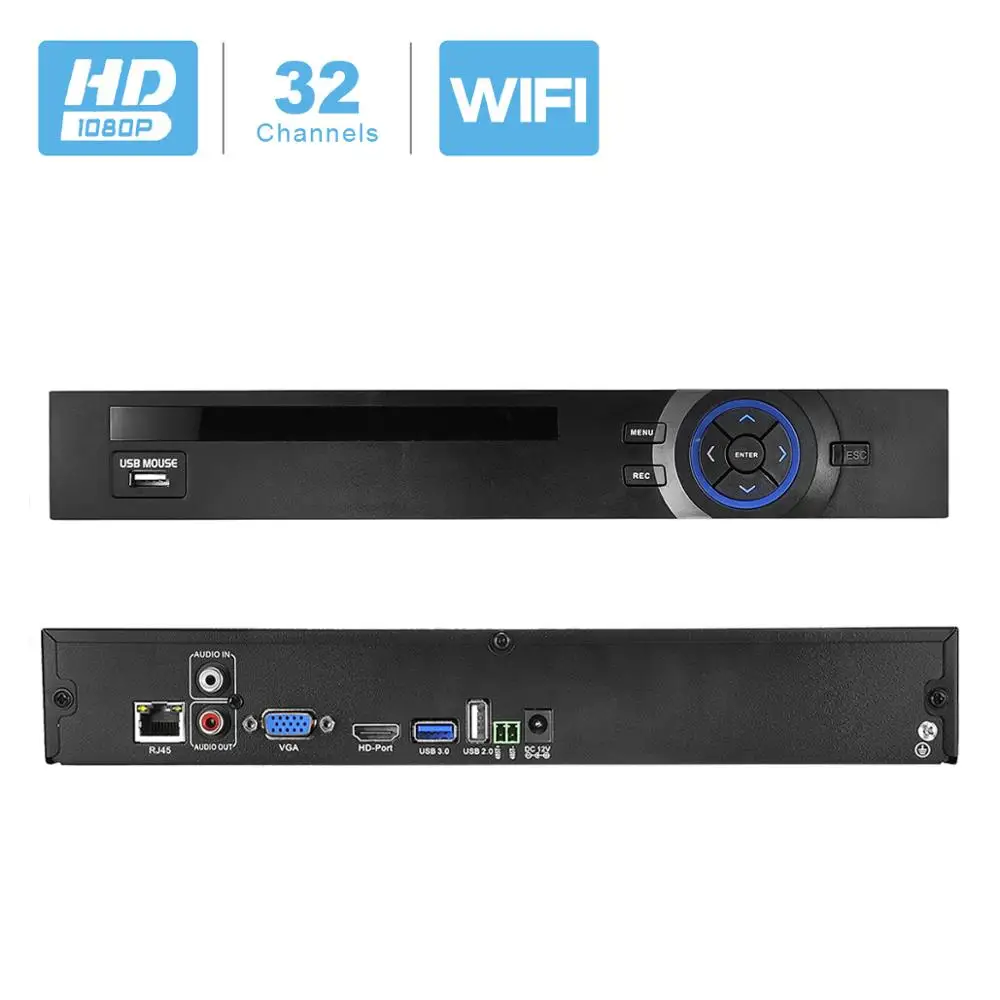 Full HD 1080P CCTV NVR 32CH HI3535 procesador de red de seguridad de 32CH 1080P NVR Wifi 3G RTSP 32CH 1080P/16CH 4MP
