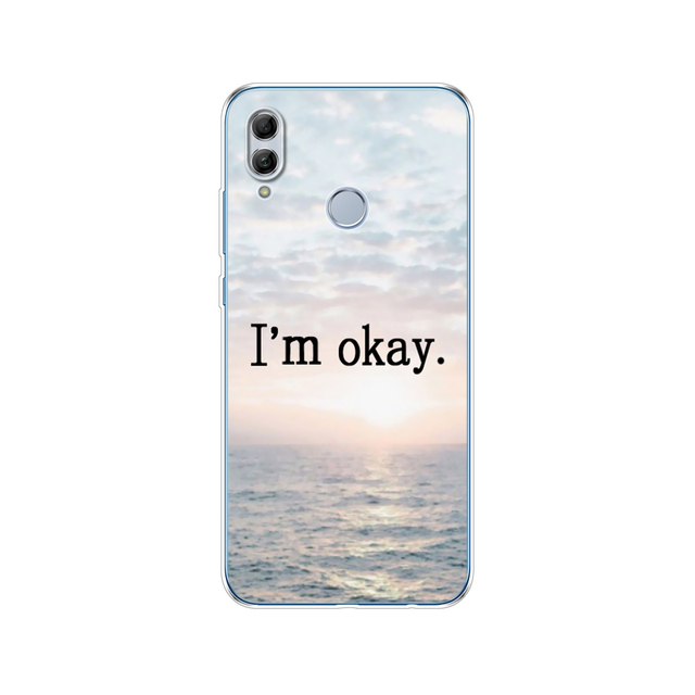 Huawei Honor 10 Lite Silicone Case 6.21 inches soft TPU back cover Honor 10 Lite Case Coque 360​​°New case to protect  phone