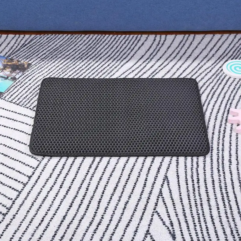 Foldable Dog Cat Litter Mat with Waterproof Bottom Pet Non-slip Toilet Pad Easy Clean Portable Pet Mat