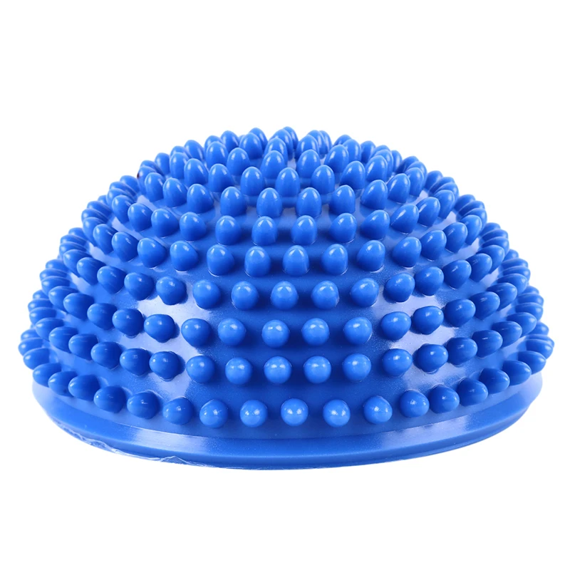 blue Детский Массажный мяч детский полушарный шаговый камень Durian Spiky сенсорная интеграция игрушки с балансом - Цвет: blue