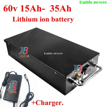 

60V 20Ah 25Ah 30Ah 12Ah 15Ah 18Ah Lithium ion battery li ion BMS for X7 X8 X9 X20harley citycoco scooter bicycle +charger