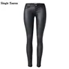 Low Waist Leather Pu Skinny Jeans Women Sexy Push Up Black Pencil Pants Mujer Pantaloni Donna Europe Plus Size Trousers Femme ► Photo 1/6