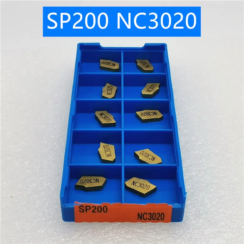 Карбид вольфрама SP200 SP300 SP400 PC9030 NC3020 NC3030 Пазовая карбидная вставка для токарного станка инструмент для токарного станка