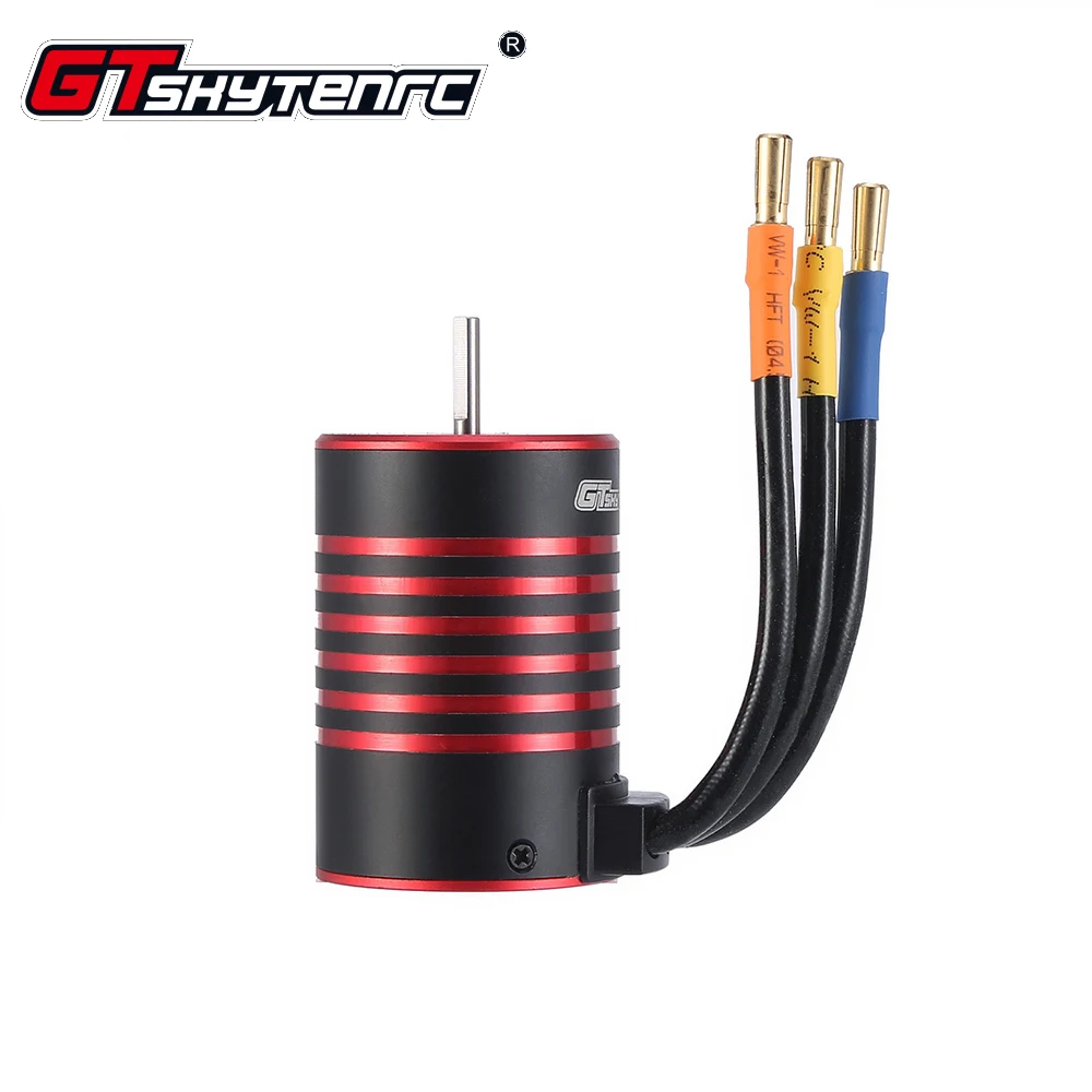 

1pcs GTSKYTENRC Brand 3650 3600KV/5200KV Brushless Waterproof Motor for 1/10 RC Car Truck Control Car Toys