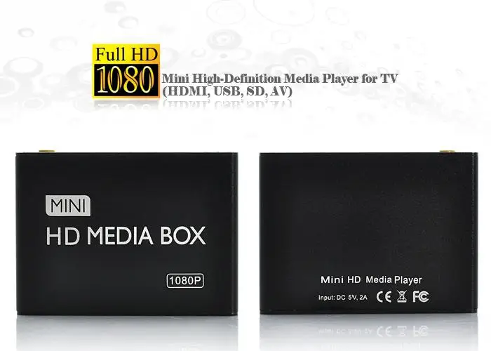 Full HD 1080P медиаплеер центр Мультимедиа Видео плеер медиабокс с HDMI VGA AV USB SD/MMC Mkv H.264 HDDK7 R15