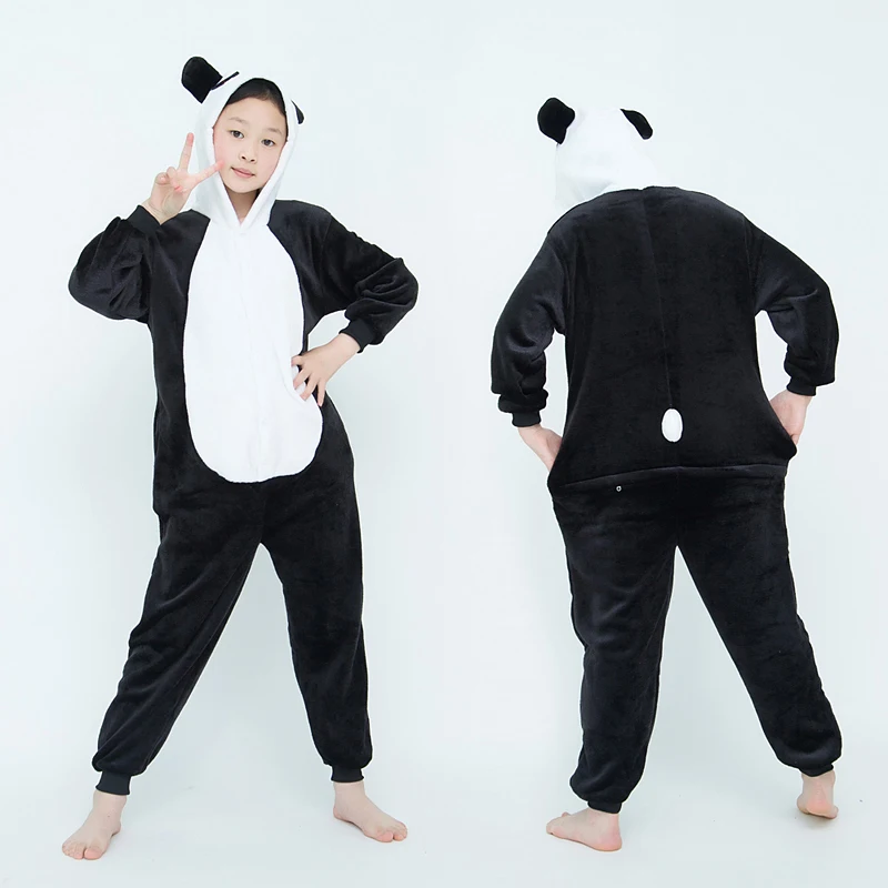 Pijama de Panda para niños y niñas, mono de unicornio, Animal, Tigre, Donkey Licorne