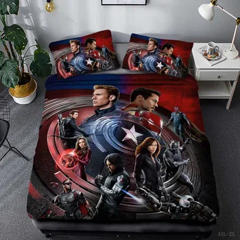 

Avengers Customized Bedding Set 3pcs designer bedding luxury california king bedding sets twin size bedding