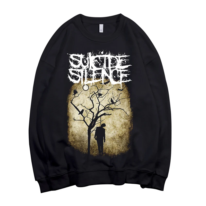 8 дизайнов SUICIDE SILENCE deathcore Pollover Толстовка Рок Толстовка демонический череп sudadera уличная флисовая верхняя одежда тяжелый металл