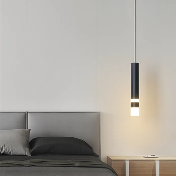 

Bedroom Bedside Hanging Chandelier Lights Minimalist Creative Personality Pendant Chandelier for Bar Cafe Dining Room Restaurant