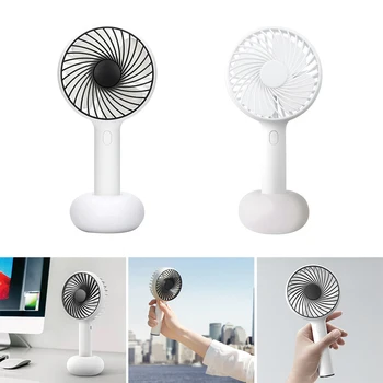 

Mini USB Fan Portable Cute Handheld Air Cooling Fan Rechargeable Mute Handy Multi-Functional Cooling Fan For Outdoor Travel Home
