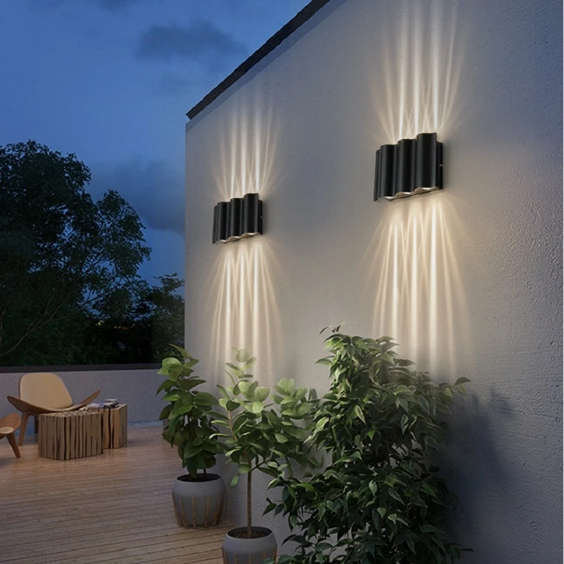 

(Novo) inoxidável steelgarden paisagem ao ar livre iluminação 110 v220v varanda ip65 lâmpada de parede (Novo) inoxidável steelga