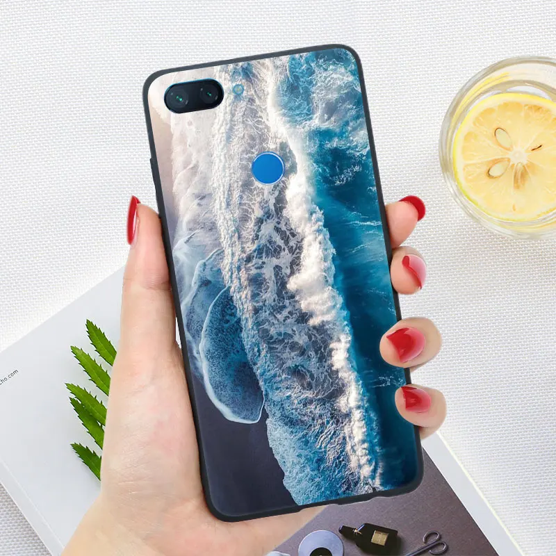 Черный чехол для Xiaomi mi 8 Lite A3 A2 Lite mi 9 SE 9T Pro Чехол-бампер Яркий глянцевый чехол из поликарбоната+ ТПУ