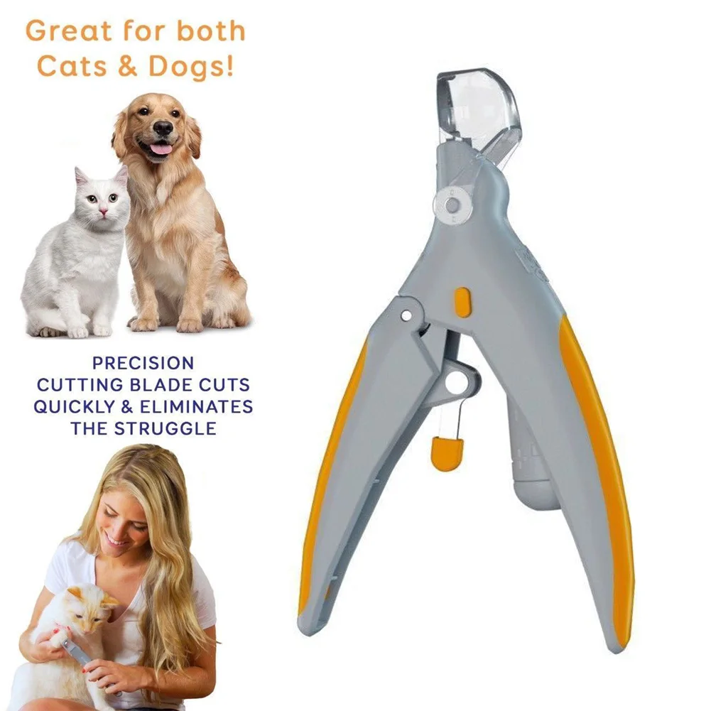 

Hot Pet Nail Trimmer Cutter Claw Grooming Tools Clipper LED Light Durable For Dog MVI-ing