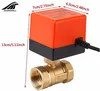 DN15/DN20/DN25 Electric Motorized Thread Ball Valve Brass AC 220V 2 Way 3-Wire 1.6Mpa with Actuator For water, gas, oil ► Photo 2/5