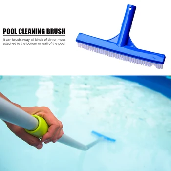 

10 inch Portable Hot Tub Algae Cleaner Practical Multi-functional Classic Texture Plastic Brush Swimming Pool Cleaning Tool